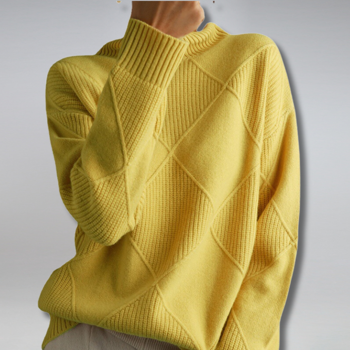 Damen Rollkragenpullover, kuschelig weich, elegant für Herbst & Wintermode.