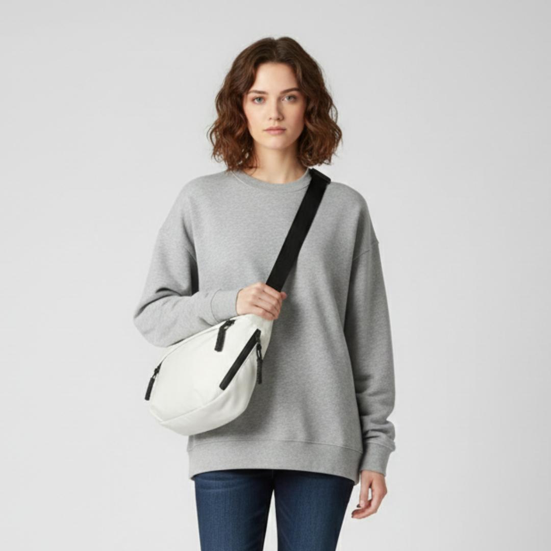 Unisex Drift Umhängetasche im Streetstyle. Trendige Crossbody-Tasche aus Nylon für urbane Abenteuer.
