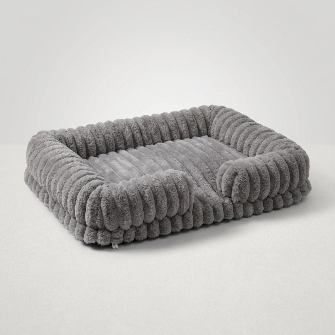 Grosses orthopädisches Hundebett, Sofa-Stil, Memoryschaum für optimalen Liegekomfort.