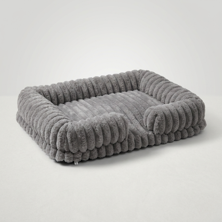 Grosses orthopädisches Hundebett, Sofa-Stil, Memoryschaum für optimalen Liegekomfort.