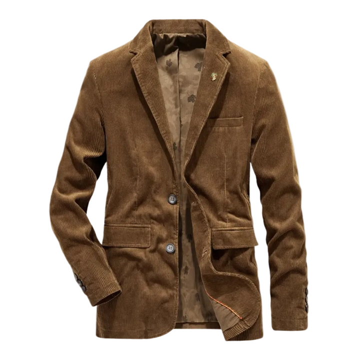 Eleganter Herren Blazer mit stilvollen Ellbogenpatches, ideal für Business, Casual oder Smart Casual Looks. Vielseitige Herrenmode.