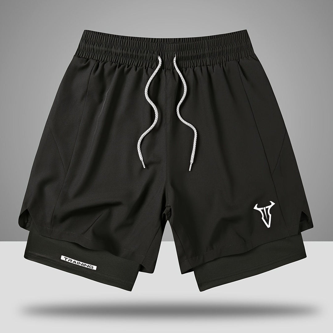 Weiche Herren Trainingsshorts aus atmungsaktivem Material für maximalen Komfort.