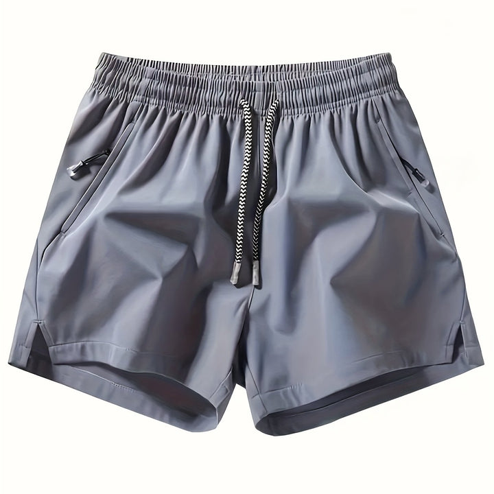 Praktische Herren Shorts, mit elastischem Bund & Seitentaschen, perfekt für Sport & Freizeit.