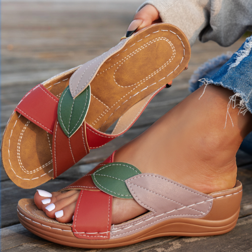 Damen Slip-On Sandalen für höchsten Fußkomfort. Bequeme, leichte Schuhe zur Schmerzlinderung.