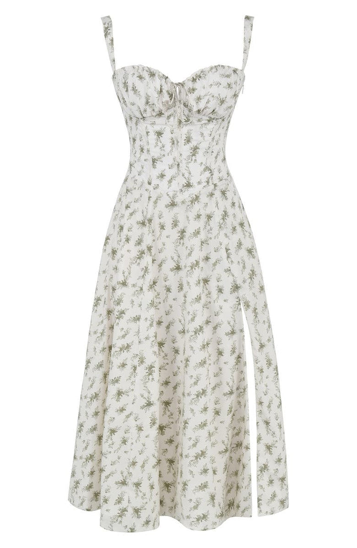 Freizeitkleid Isabella: Sommerliches Bustierkleid mit Formeffekt, ideal für warme Tage.