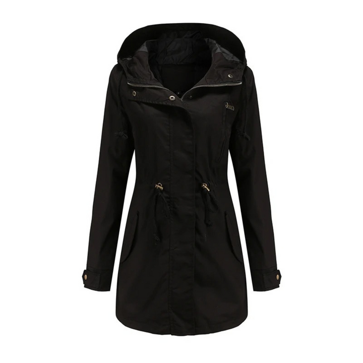 Atmungsaktive & wasserabweisende Damen Sommerjacke Amira, leicht & lang. Optimaler Tragekomfort für unterwegs.