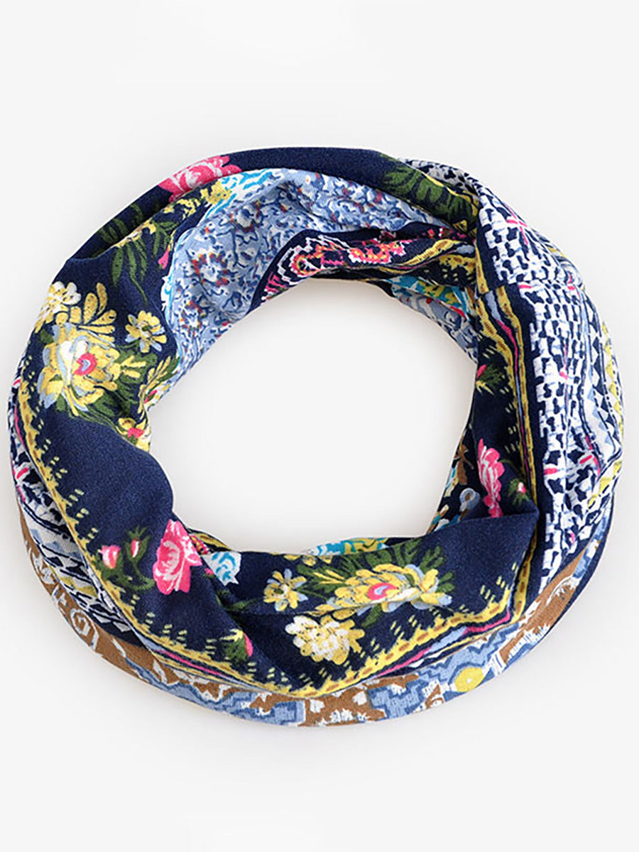 Textur der Baumwolle-Spandex Damen Beanie Mütze mit Blumenmuster, weich und dehnbar für Komfort.