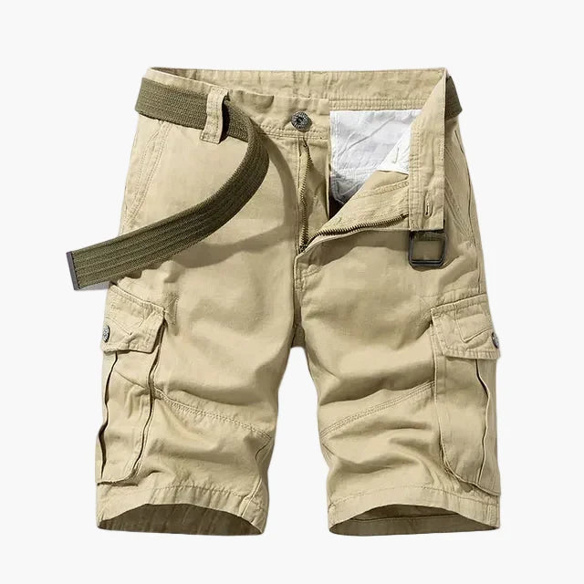 Robuste Herren Cargo-Shorts, perfekt für aktive Männer. Mit großzügigen Taschen für Essentials. Komfortabel & funktional.
