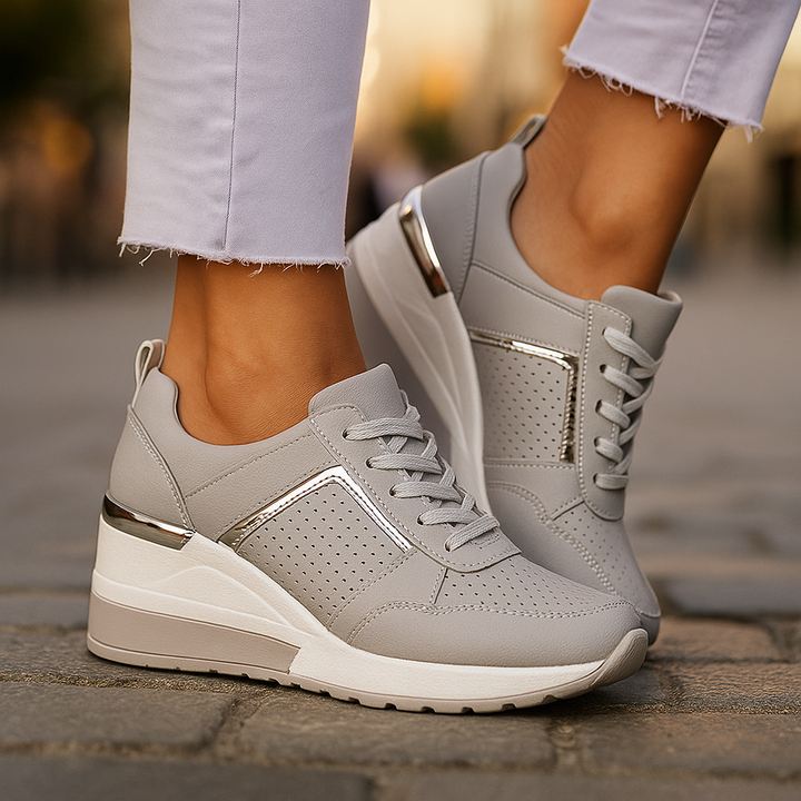 Atmungsaktive Damen Sneaker, rutschfest und bequem, die idealen Alltagsschuhe für Frauen.