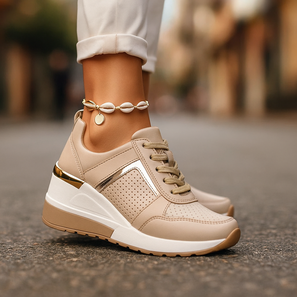 Vielseitige Damen Sportschuhe, modisch und leicht, für Freizeitaktivitäten oder entspannte Tage.