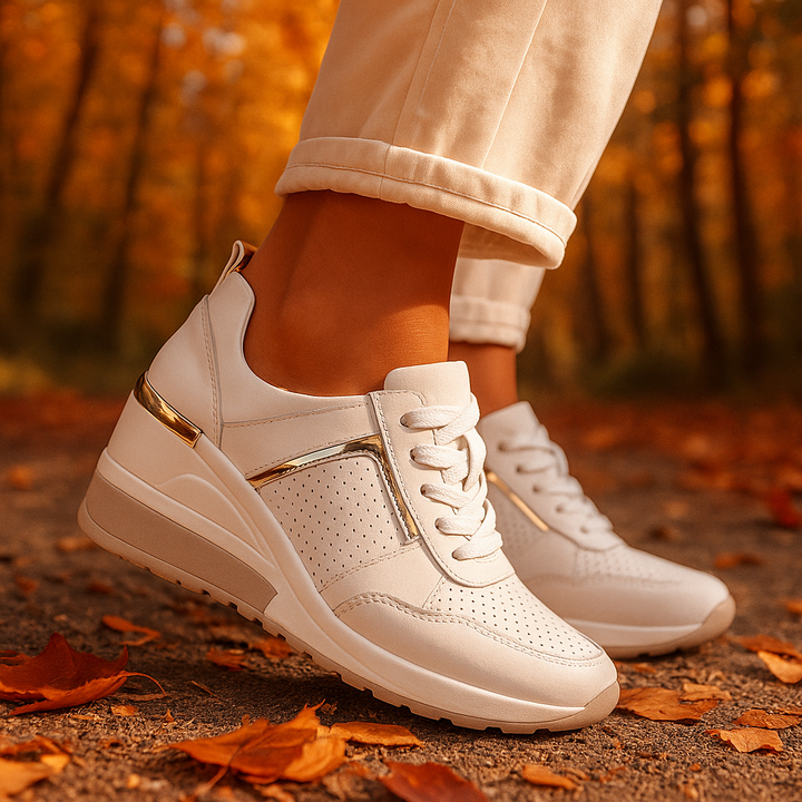 Moderne Damen Freizeitsneaker, bequem und leicht, ideal für den täglichen Gebrauch und urbane Looks.