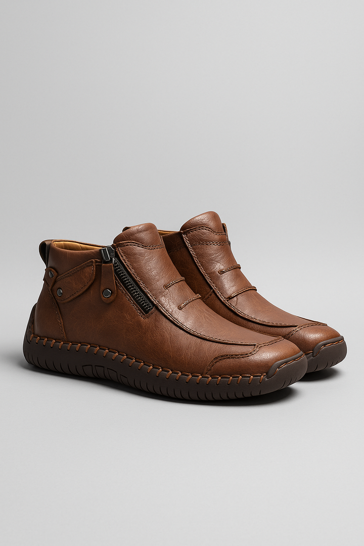 Bequeme orthopädische Herrenschuhe für Alltag & Business. Atmungsaktiv & stabil.