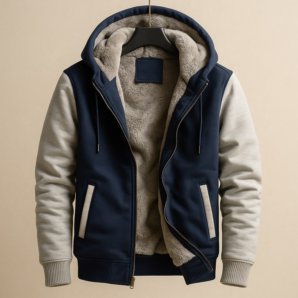 Damen Hoodie mit Reißverschluss, praktischer Kapuzenpullover für Alltag & Freizeit. Weiche Jacke mit Bündchen.