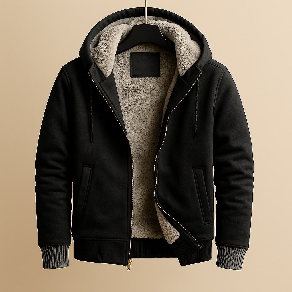 Warme Damen Reißverschlussjacke mit Kapuze, vielseitiger Hoodie für jede Gelegenheit. Bequem für Alltag & Sport.