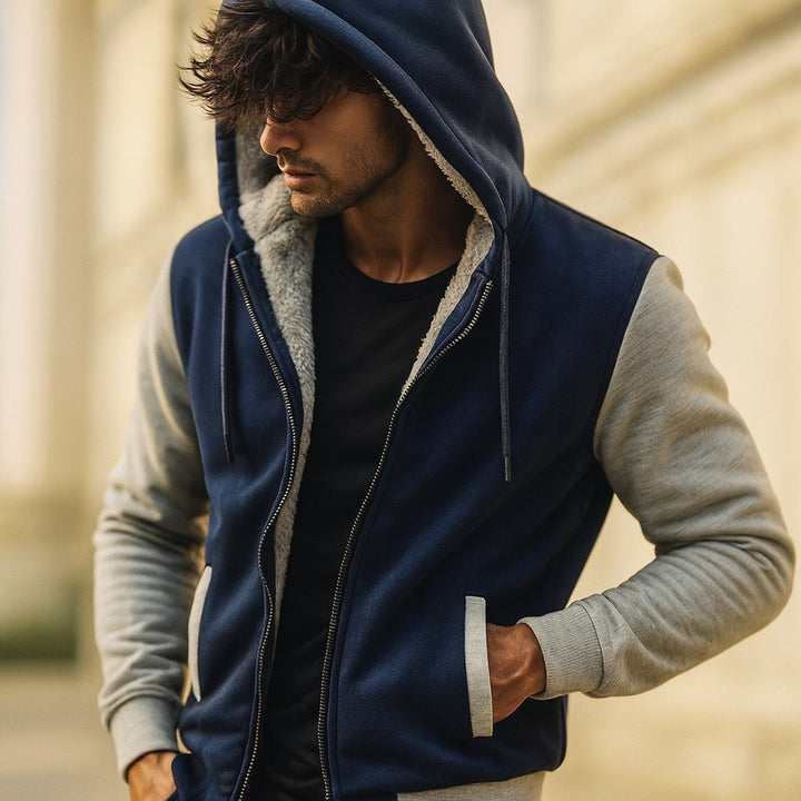 Trendige Damen Kapuzenjacke, legerer Reißverschluss-Hoodie für Freizeit & modische Alltagslooks. Sportlich schick.