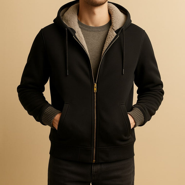 Damen Kapuzenjacke: Bequemer, warmer Reißverschluss-Hoodie mit Rippbündchen. Ideal für Alltag, Freizeit & Sport.