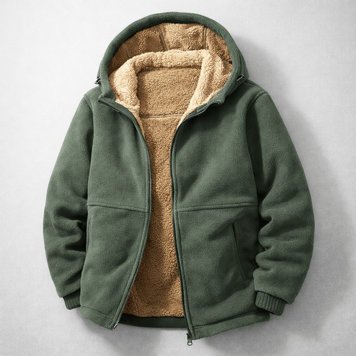 Warme & bequeme Herren Fleecejacke, perfekt für Winter, Outdoor & Freizeit.