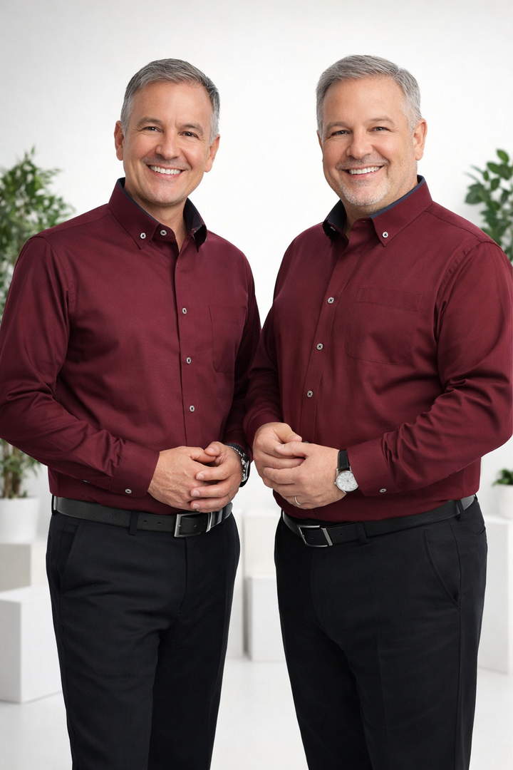 Klassisches slimfit Herren Langarmhemd. Vielseitiges, elegantes Oberteil für Business & Freizeit mit Knopfleiste.
