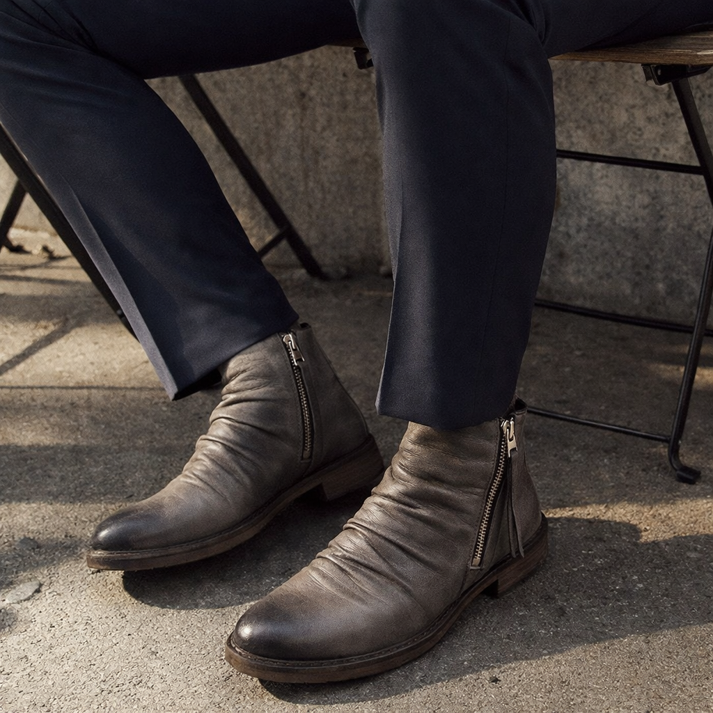 Komfortable Herren Chelsea Boots für den ganzen Tag; elegante Stiefel für modischen Alltag.