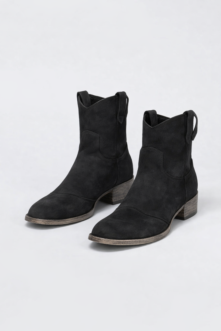 Elegante Damen Stiefeletten mit Blockabsatz; stilvolle & bequeme Damenschuhe für Herbst & Winter.