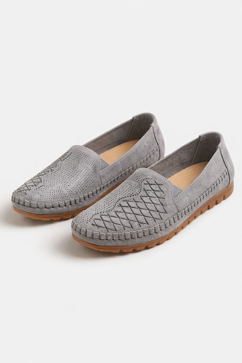 Rosa Damen Ballerinas Slipper, bequem, atmungsaktiv & rutschfest, ideale Alltagsschuhe.
