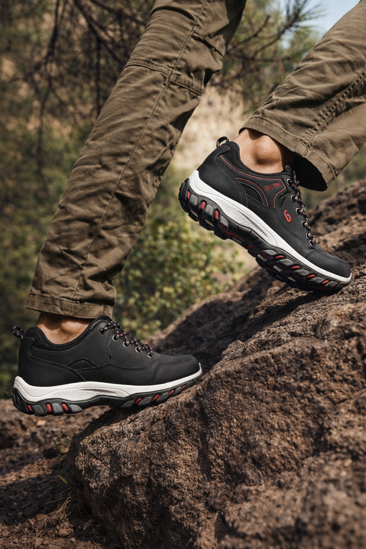 Moderne Herren Trekking- & Wanderschuhe: leicht, rutschfest, bequem & stabil für jedes Outdoor-Erlebnis.