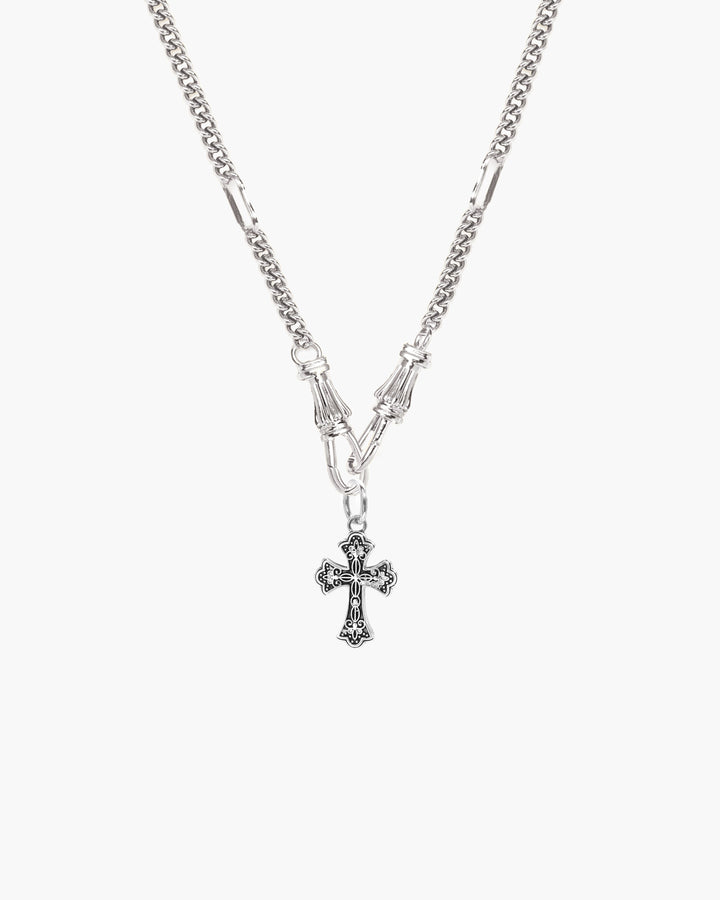 Feminine Gold-Edelstahl Halskette für Damen, mit robustem Charm Holder für täglichen Gebrauch.
