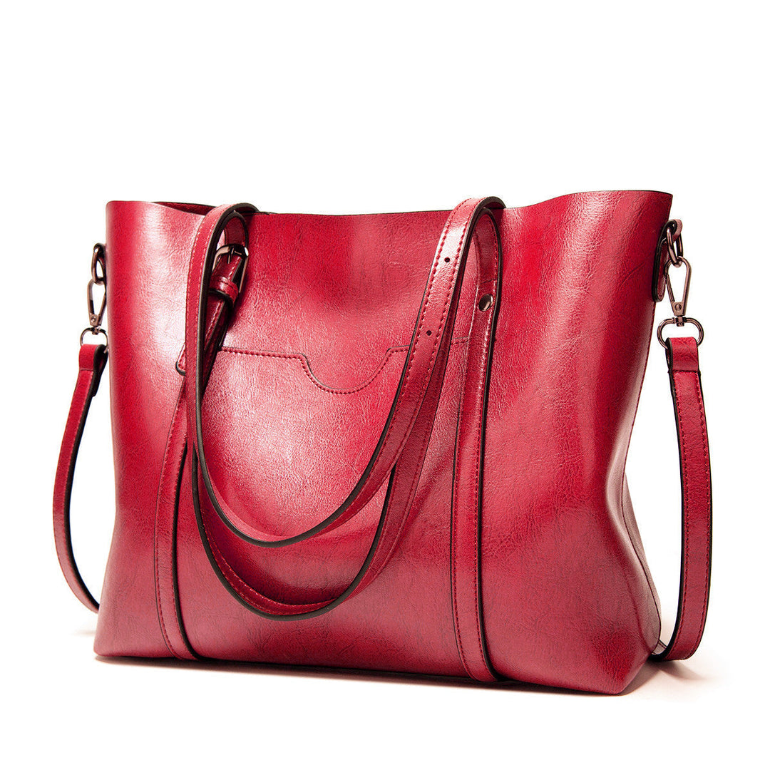 Vielseitige Damen Tasche im Retro-Stil, Schultertasche mit Vintage-Flair für Damen.