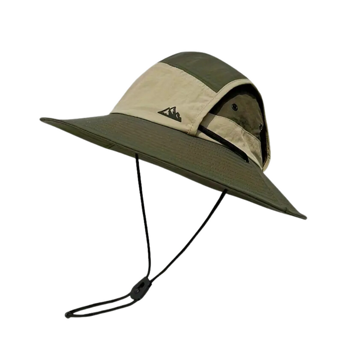 Atmungsaktiver Outdoor Wanderhut Solterra für Damen & Herren, faltbar, ideal für Reisen & UV-Schutz.