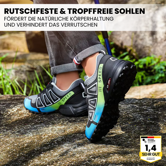 Rutschfeste ORTHOTREKKING Trekkingschuhe für sicheren Halt im Gelände.
