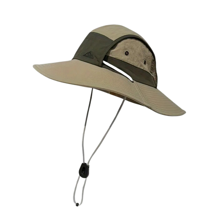 Faltbarer Reise-Sonnenhut Solterra, unisex, mit UV-Schutz, perfekt für Strand und Outdoor-Aktivitäten.