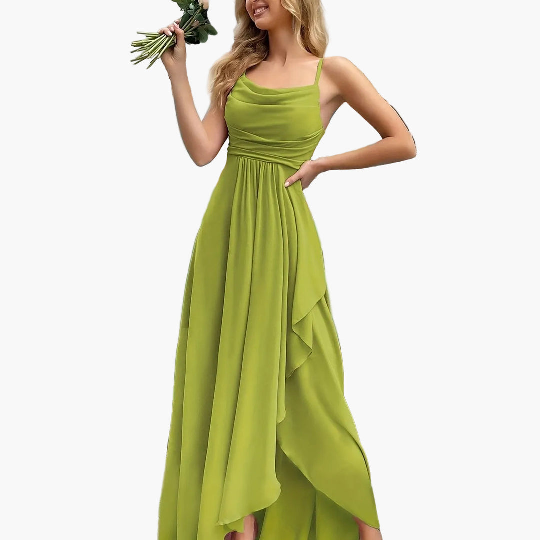 Maxikleid Damen, Abendmode, elegant, für besondere Anlässe, mit Trägern.