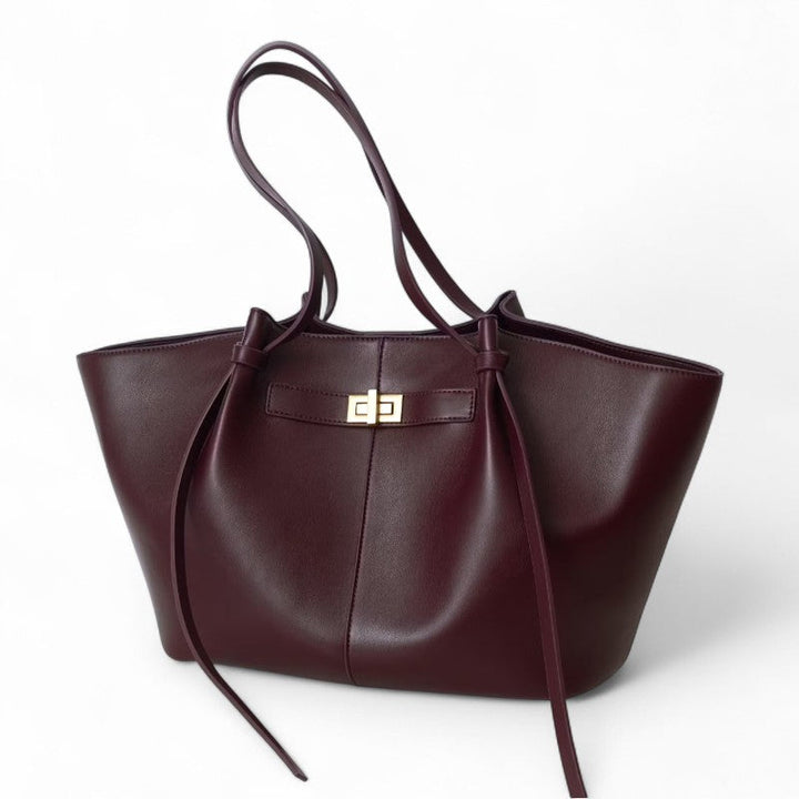 Moderne große Damen Schultertasche aus elegantem PU-Leder, ideal als Handtasche für Alltag & Büro.