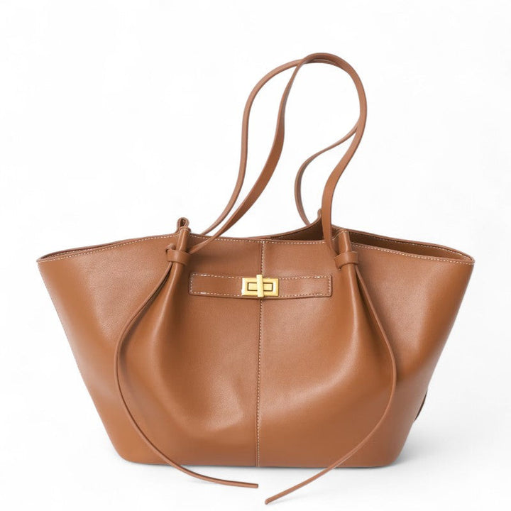 Elegante Damen Handtasche, große Schultertasche aus robustem PU-Leder, ideal für Alltag & Büro.