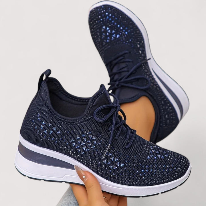 Elegante Glitzer-Sneaker für Frauen, leicht und atmungsaktiv mit bestem Komfort.