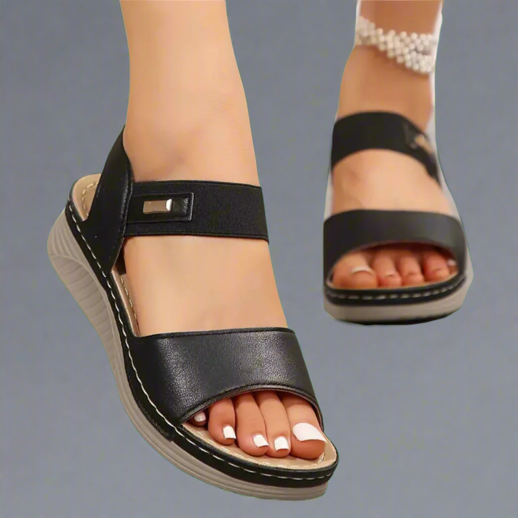 Komfortable Damen Orthopädische Sandalen Beige, stilvolle Gesundheitsschuhe für optimale Fußgesundheit & Alltag.