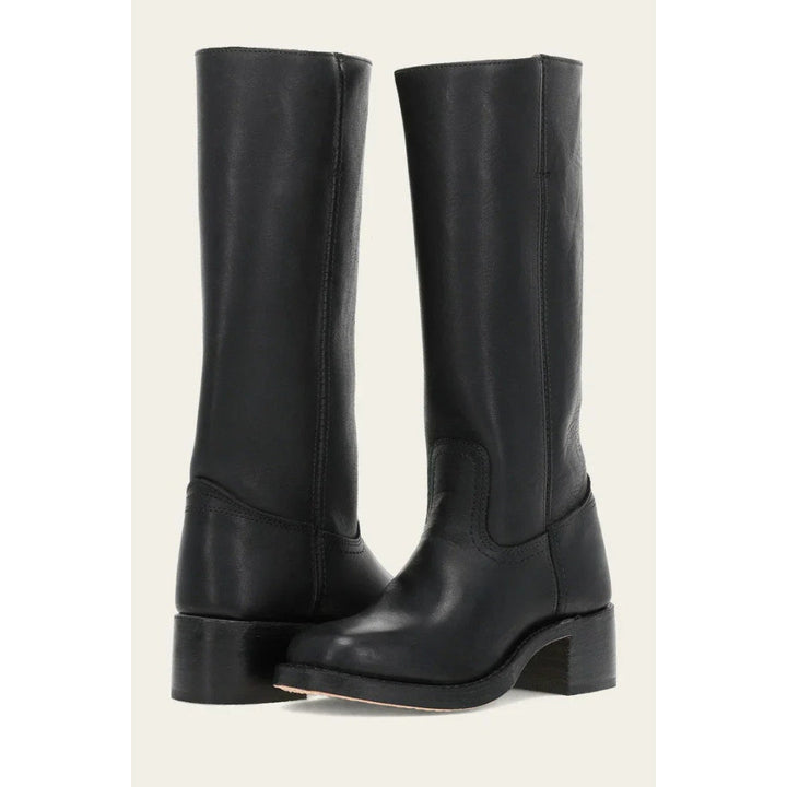 Bequeme Herbstschuhe "Naomi" für Damen, wadenhohe Lederstiefel mit praktischem seitlichem Reißverschluss.