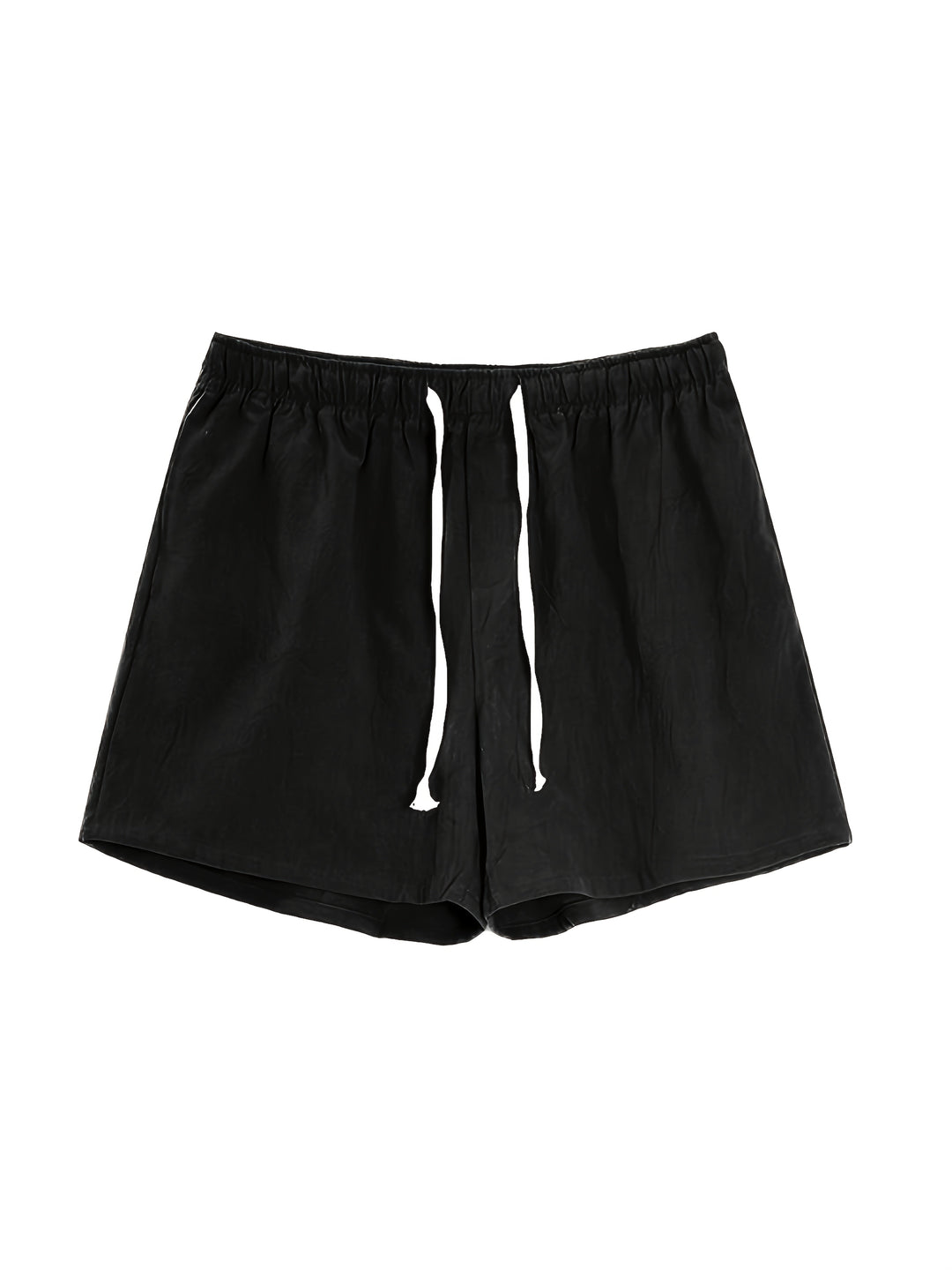Detailaufnahme: Kordelzug und Bund der modernen Herren Badeshorts.