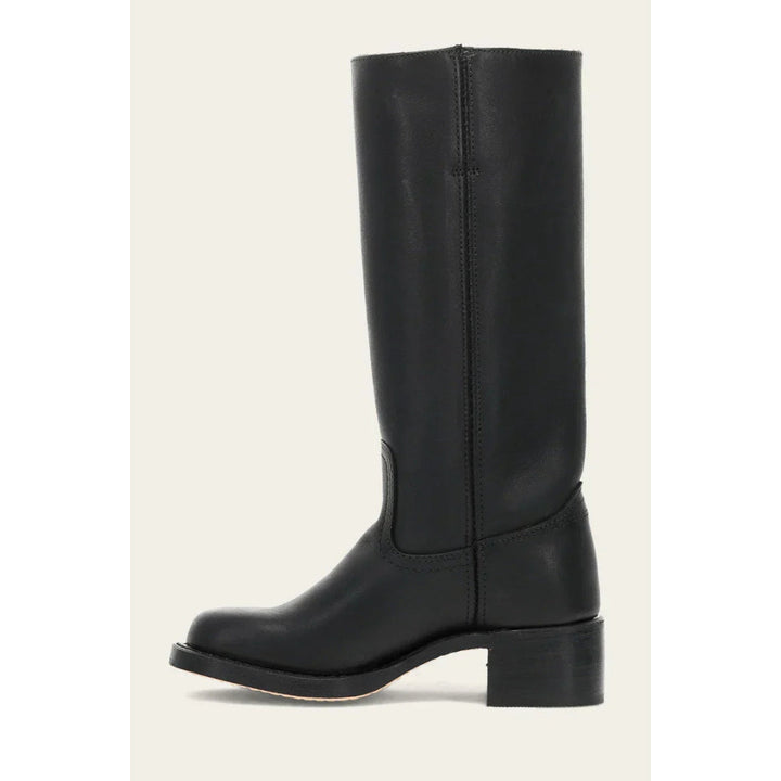 Stilvolle Damen Lederstiefel "Naomi" für den Herbst, moderne, wadenhohe Stiefel mit Reißverschluss.