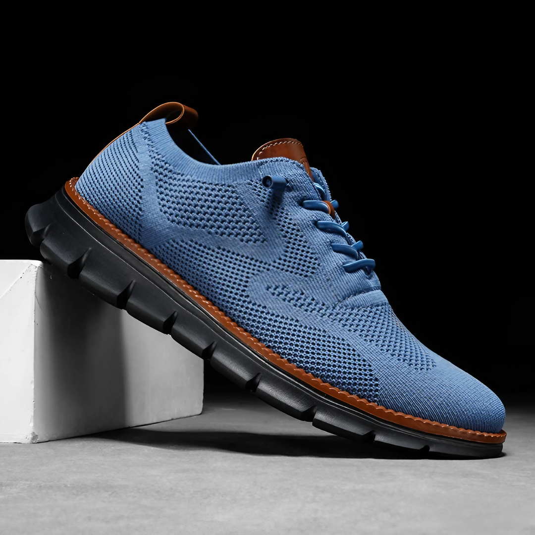 Lässige Herren Freizeitschuhe in Schwarz, bequem & leicht; stilvolle Alltagssneaker für Herren.