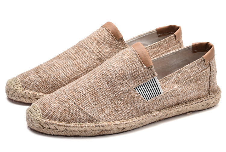 Leichte Herren Espadrilles Slipper. Atmungsaktive Freizeitschuhe für den Sommer, ideal für Komfort.
