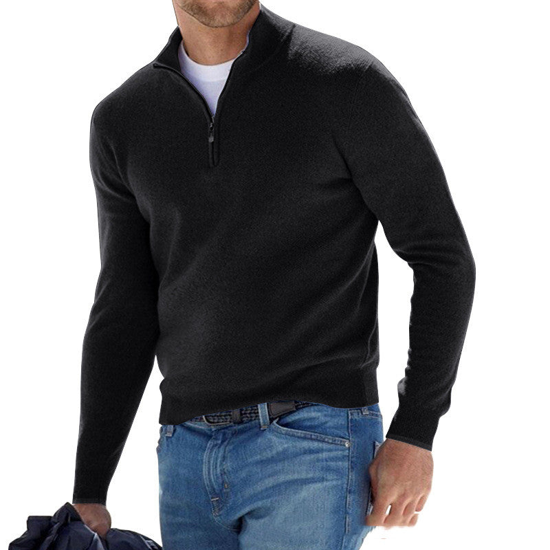 Zeitloser Herren Cardigan Langarm mit offener Vorderseite. Schlichtes Design für stilvolle Herrenmode.