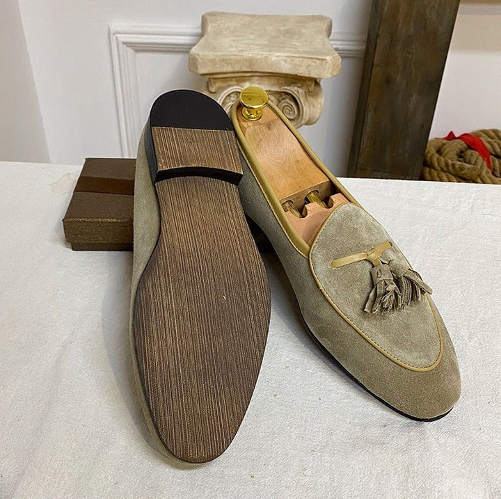 Exklusive Herren Loafer mit Quasten, aus feinstem Leder gefertigt, langlebig und chic.