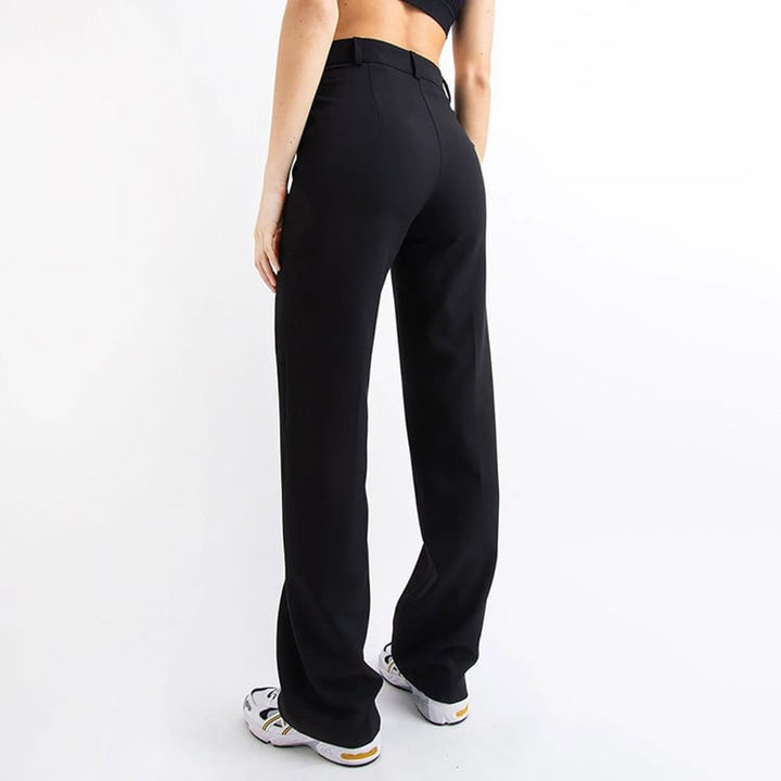 Elegante Damen Businesshose, hoher Bund, gerades Bein, bietet maximalen Komfort den ganzen Tag.