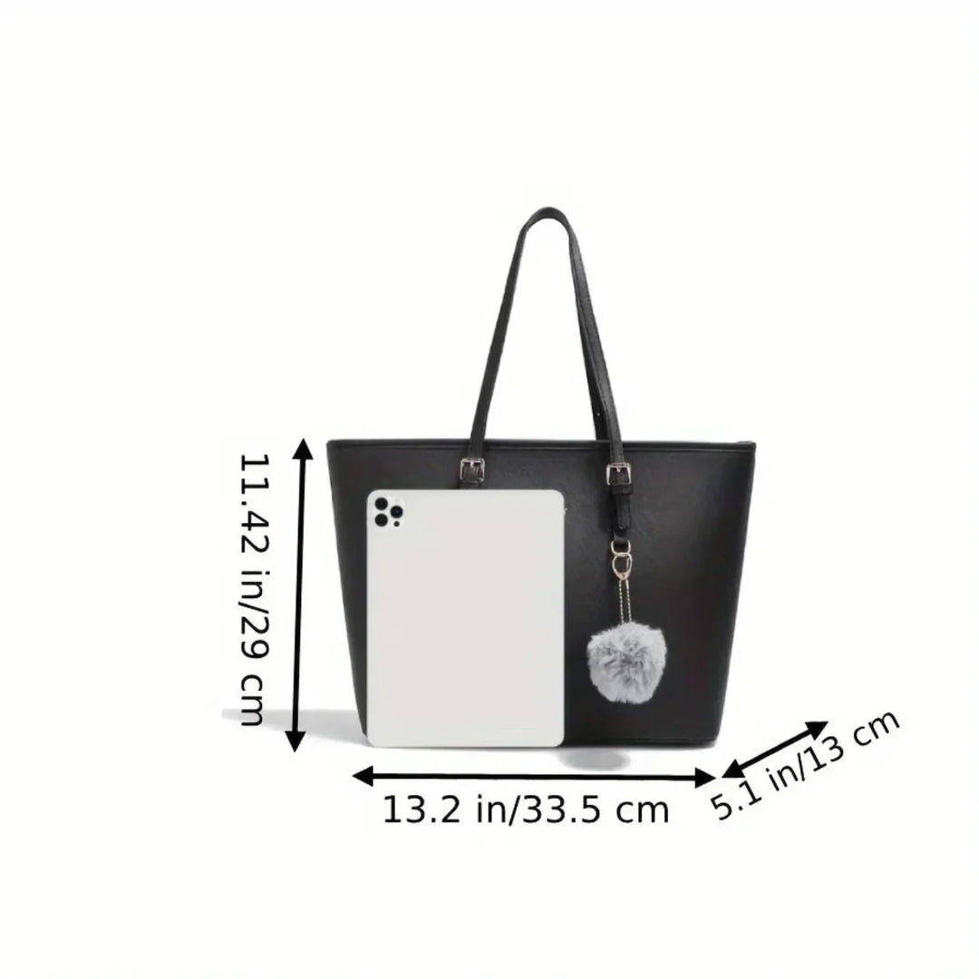 Moderne Damen Alltagstasche, groß & geräumig mit verstellbaren Riemen, ideal für Beruf und Freizeit.