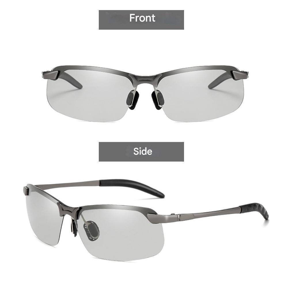 Ideale Reisebrille: Selbsttönende Unisex Polarisationsbrille für klare, blendfreie Sicht Tag & Nacht.