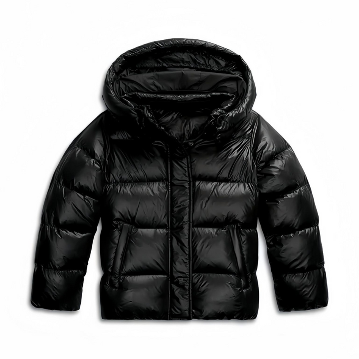 Moderne Damen Pufferjacke, ideal für Outdoor-Aktivitäten. Warme Winterjacke, bequem und stilvoll für kalte Tage.