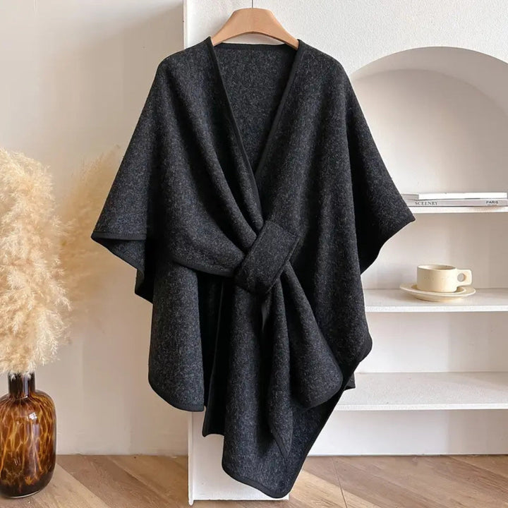 Damen Wickeltuch "Celeste": Eleganter, warmer Mikrofaser-Schal mit winddichtem Design für Herbst/Winter-Mode.