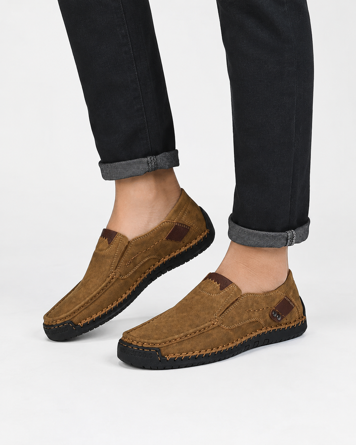 Bequeme Herren Slip-On Schlüpfschuhe, ideal für Komfort und Stil im Alltag und der Freizeit.