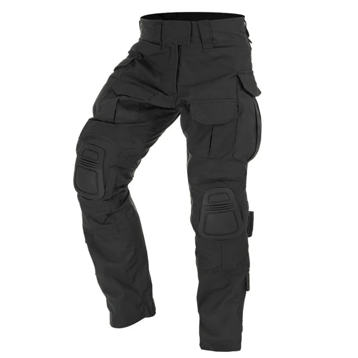 Militärische Herren Cargo-Hose Tobias mit hohem Tragekomfort und optimalem Knieschutz.